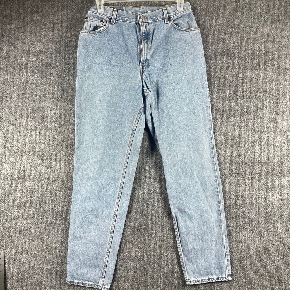 Vintage Levis 550 Jeans Womens 14 Light Wash Relaxed Tapered Leg High Rise Y2K